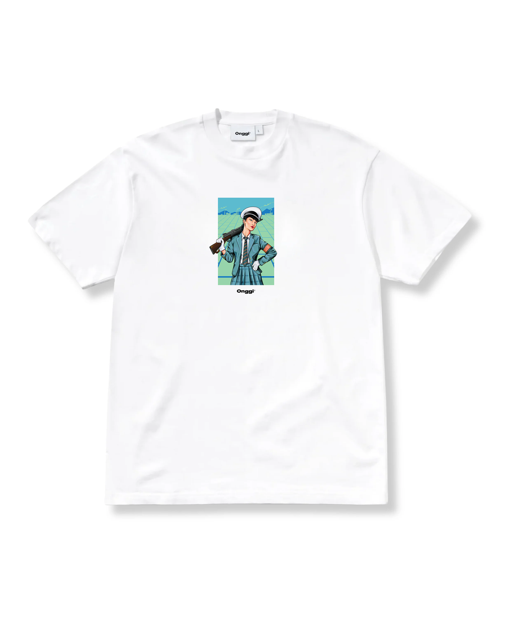 GET IN LINE TEE - WHITE