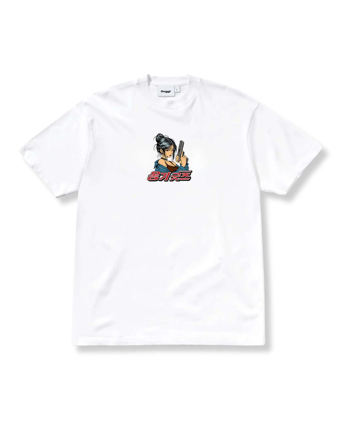 COLD SHOULDER TEE - WHITE
