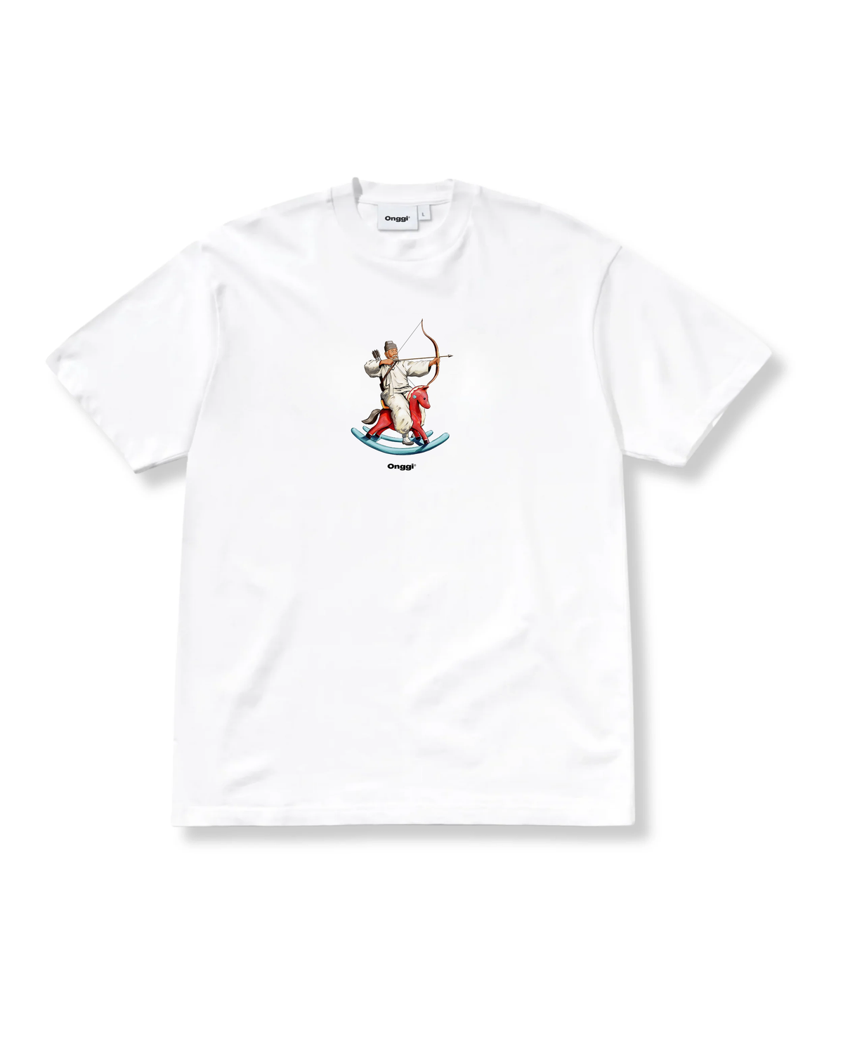 ROCKING HORSE MAN TEE - WHITE