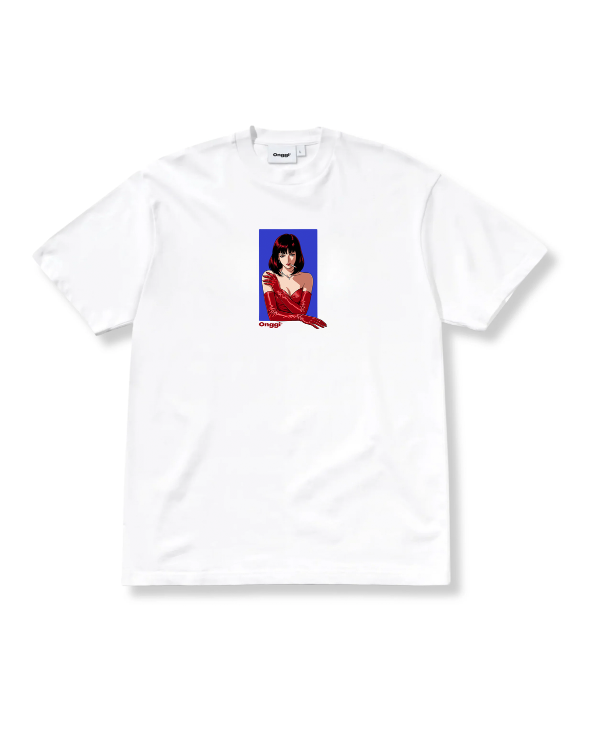 RED HANDED TEE - WHITE